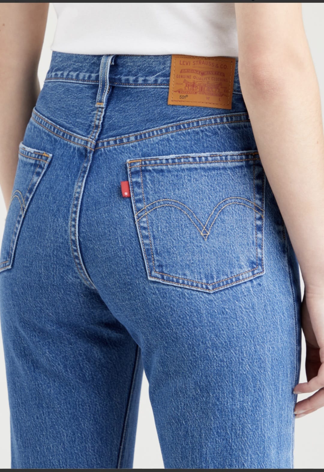 Lote Stock-Mix 1006 de 15 Pantalones Tejanos de Mujer de Levi´s