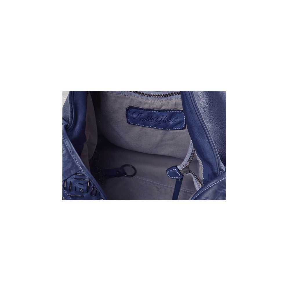 Bolso de Piel Reptile´s House H513V44867 Color Azul_1436.jpg