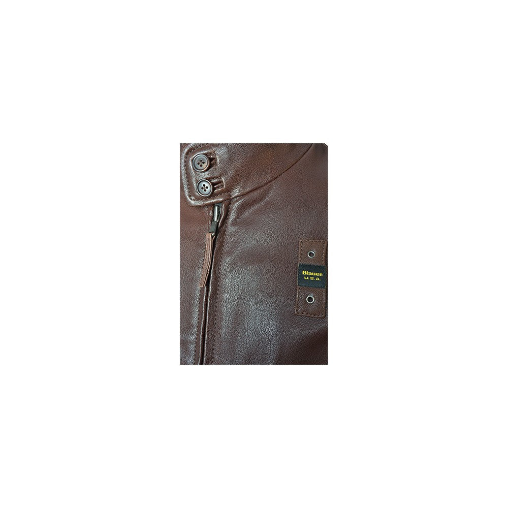 Chaqueta de Piel Blauer SBLUL02165 Color Marrón Oscuro_1867.jpg