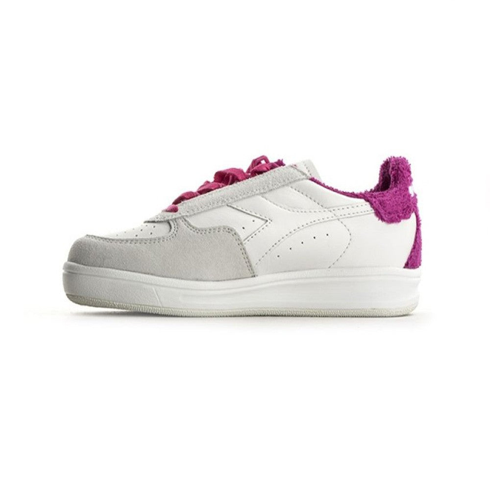 Sneakers Diadora B.Elite Sponge 171886 50159 Color Blanco y Fucsia_366.jpg