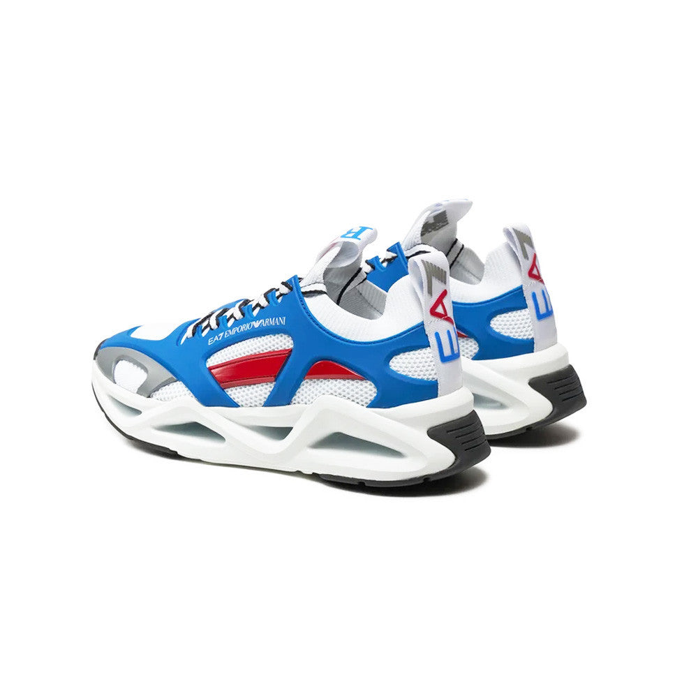 Sneakers EA7 Emporio Armani X8X174 XK377 T649 Color Blanco Rojo y Azul_4810.jpg