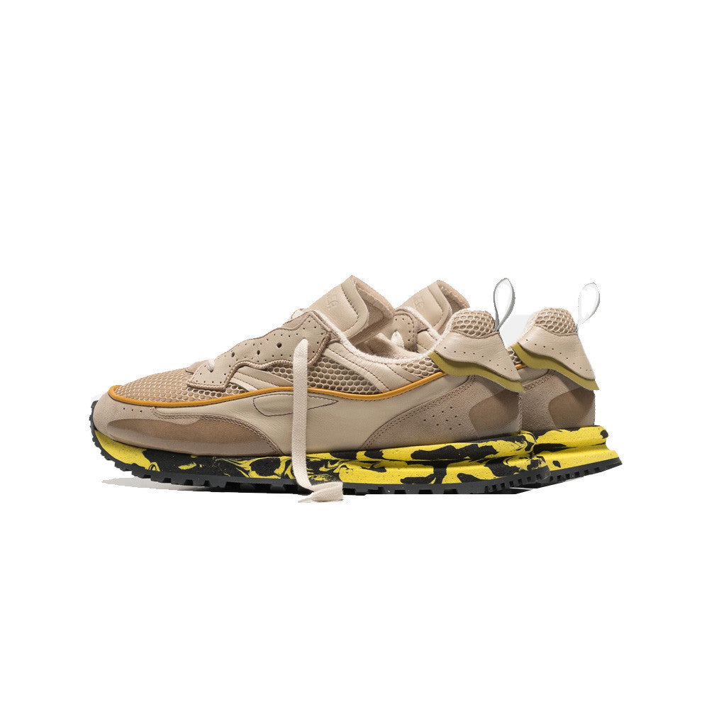 Sneakers Hidnander THREEDOME ZERO 176 Color Beige y Amarillo_4578.jpg