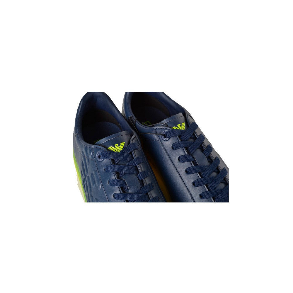 Sneakers de Piel EA7 Emporio Armani X8X001 XK254 Q664 Color Azul Marino y Lima_1482.jpg