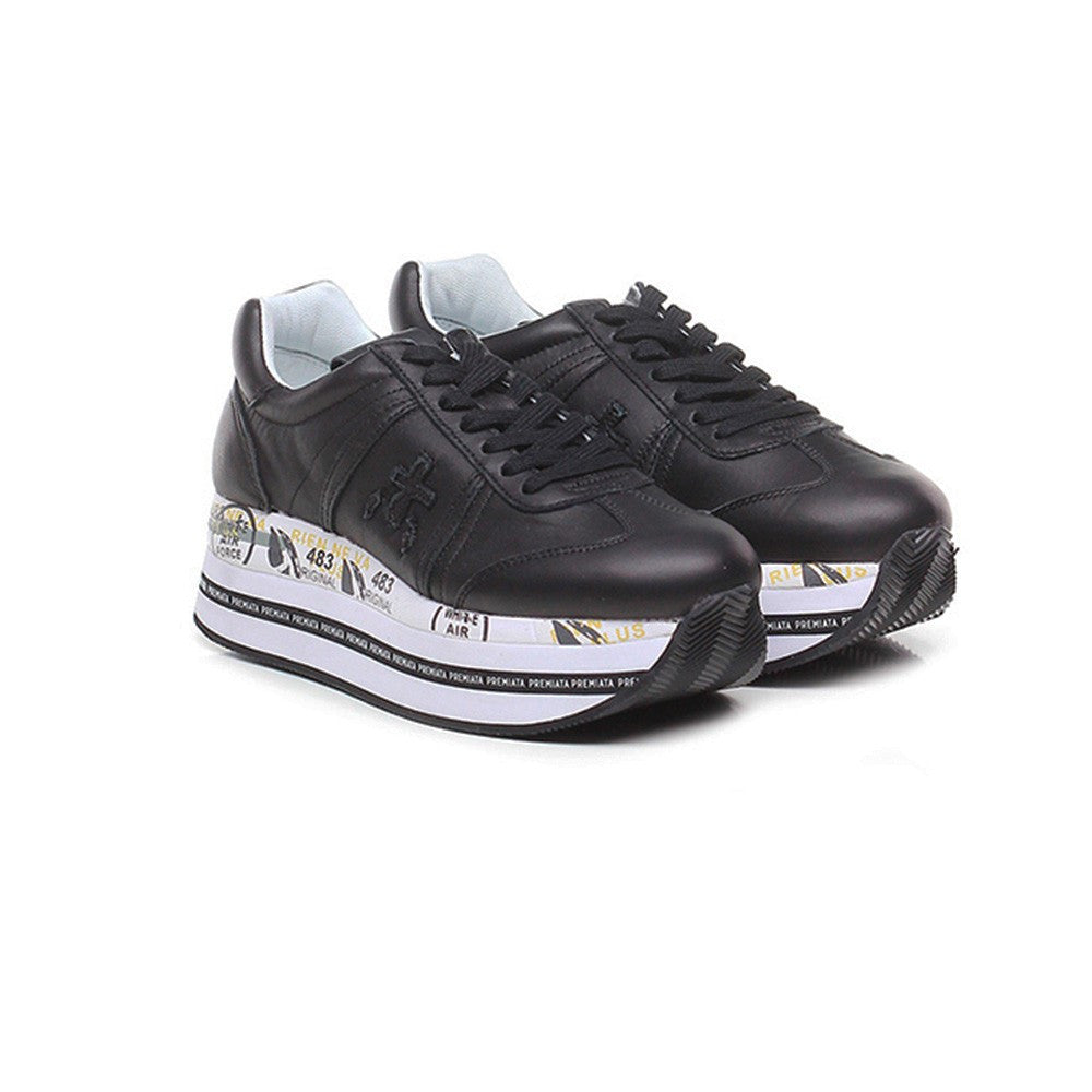 Sneakers de Piel Premiata BETH 4039 Color Negro_2175.jpg