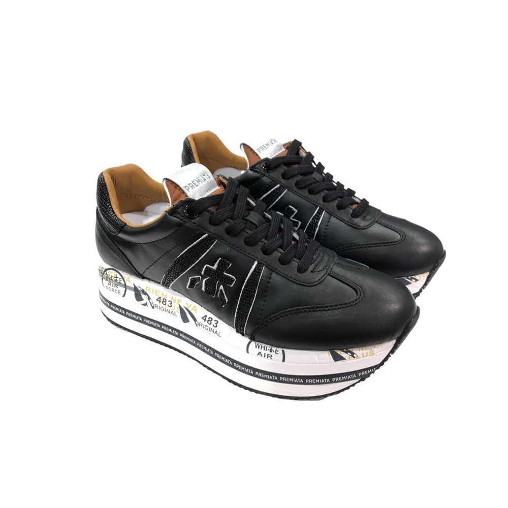 Sneakers de Piel Premiata BETH 6045 Color Negro_3482.jpg