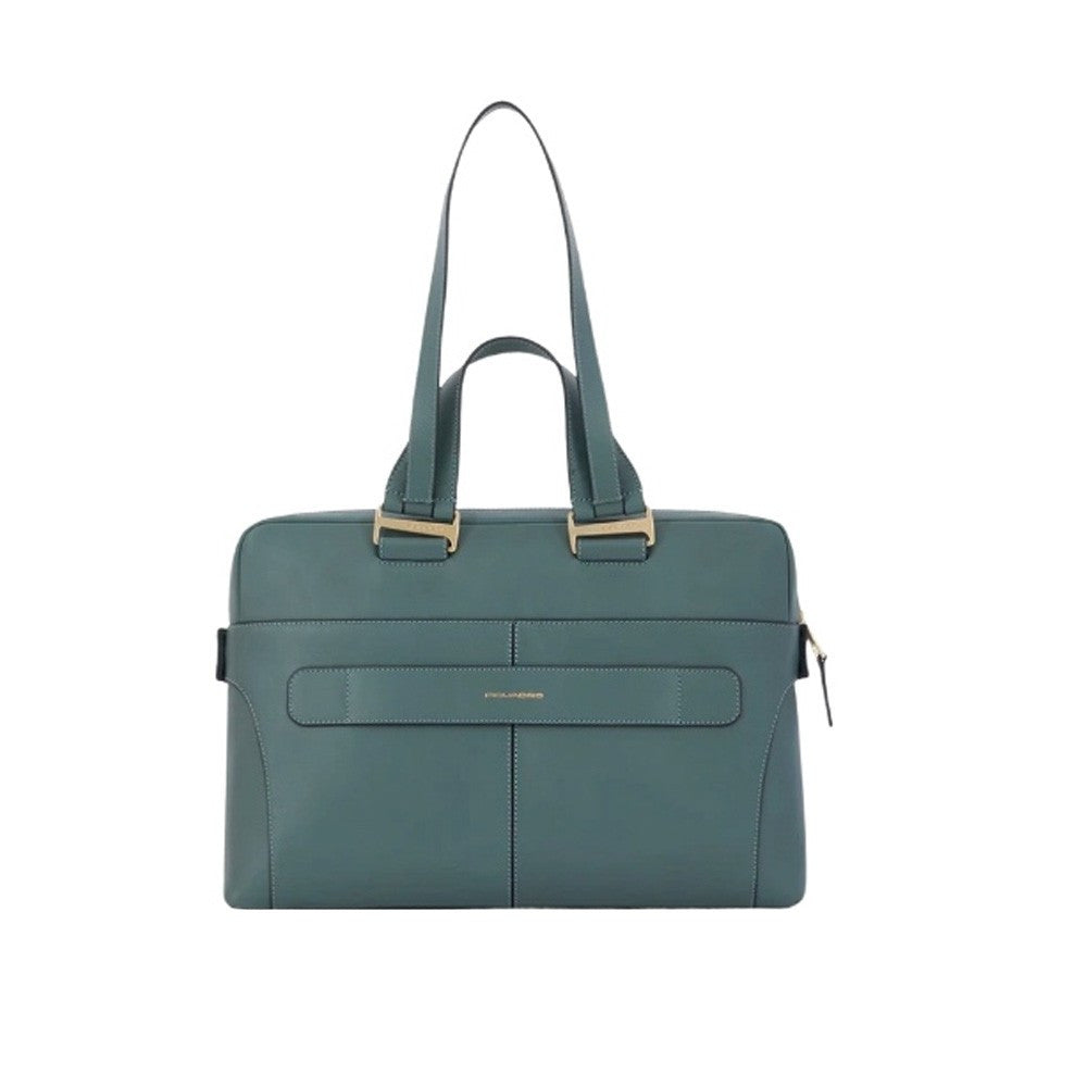 Maletín de Piel Piquadro CA6211S126/VE2 Color Verde_3937.jpg