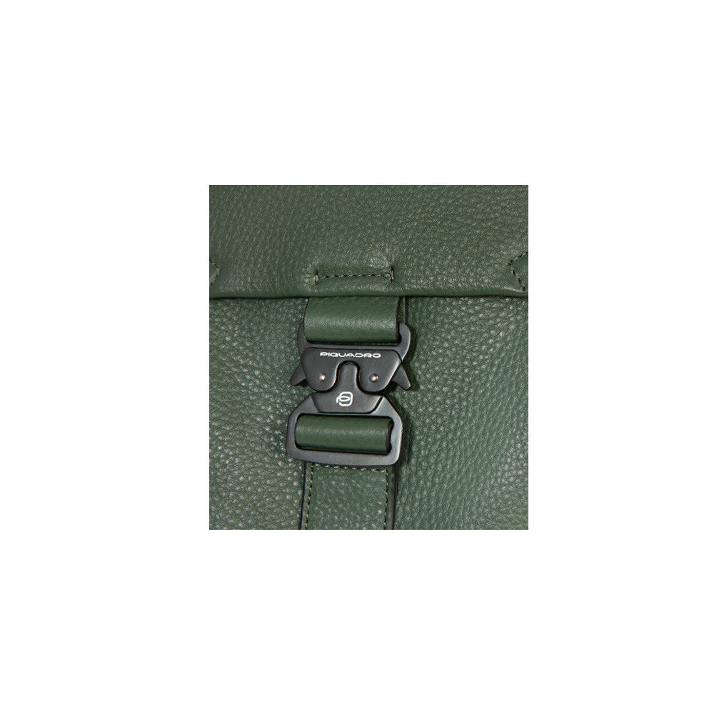 Bandolera / Mochila de Piel Piquadro CA6616S135/VE Color Kaki_8528.jpg