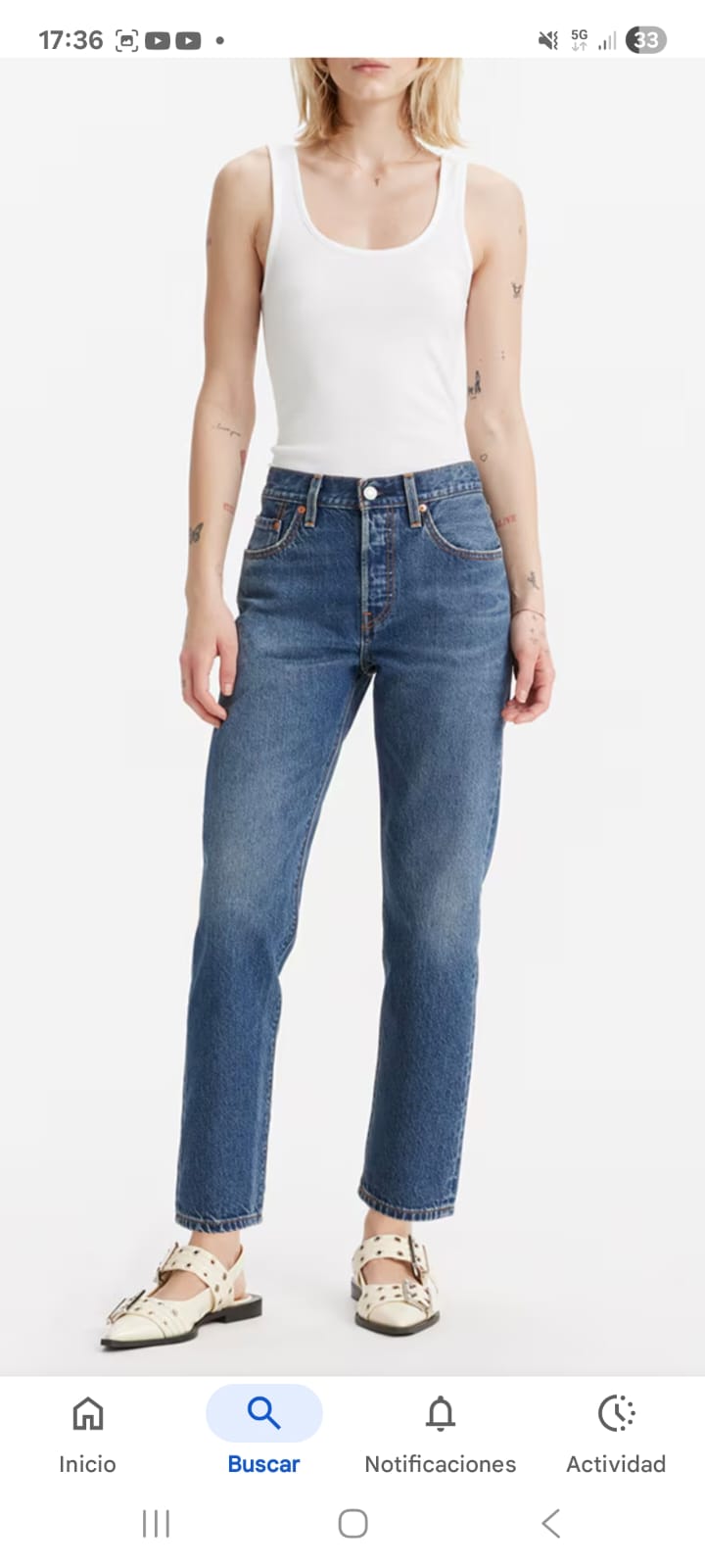 Lote Stock-Mix 1006 de 15 Pantalones Tejanos de Mujer de Levi´s