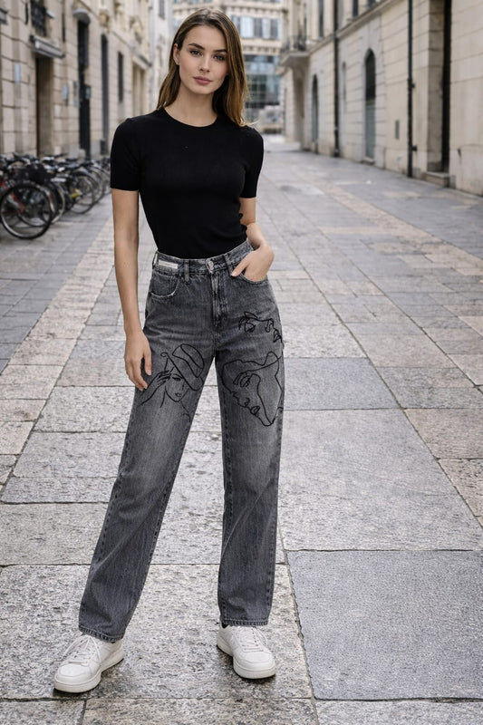 Lote Stock-Mix 1007 de 25 Pantalones Tejanos de Mujer de PT PANTALONI TORINO