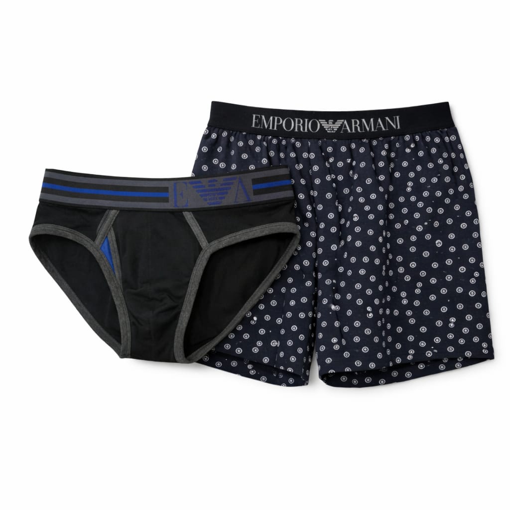 Lote Stock-Mix 1033 de 20 prendas de Íntimo EA7 EMPORIO ARMANI. Hombre. Primavera-Verano
