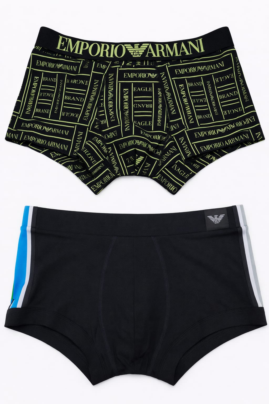 Lote Stock-Mix 1035 de 20 prendas de Íntimo EA7 EMPORIO ARMANI. Hombre. Primavera-Verano