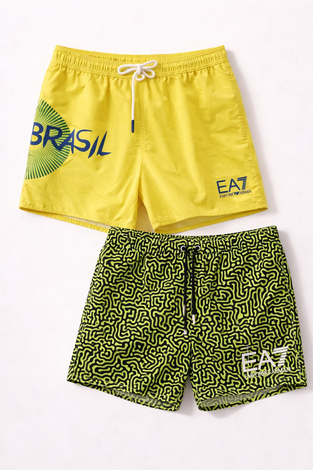 Lote Stock-Mix 1042. De 25 Bañadores de Hombre de EA7 Emporio Armani. Temporada Verano.
