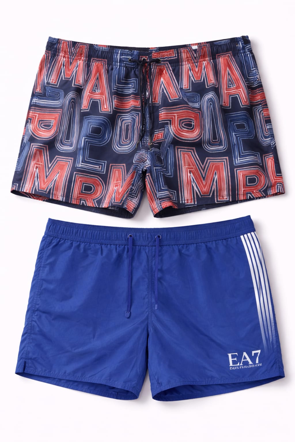 Lote Stock-Mix 1042. De 25 Bañadores de Hombre de EA7 Emporio Armani. Temporada Verano.