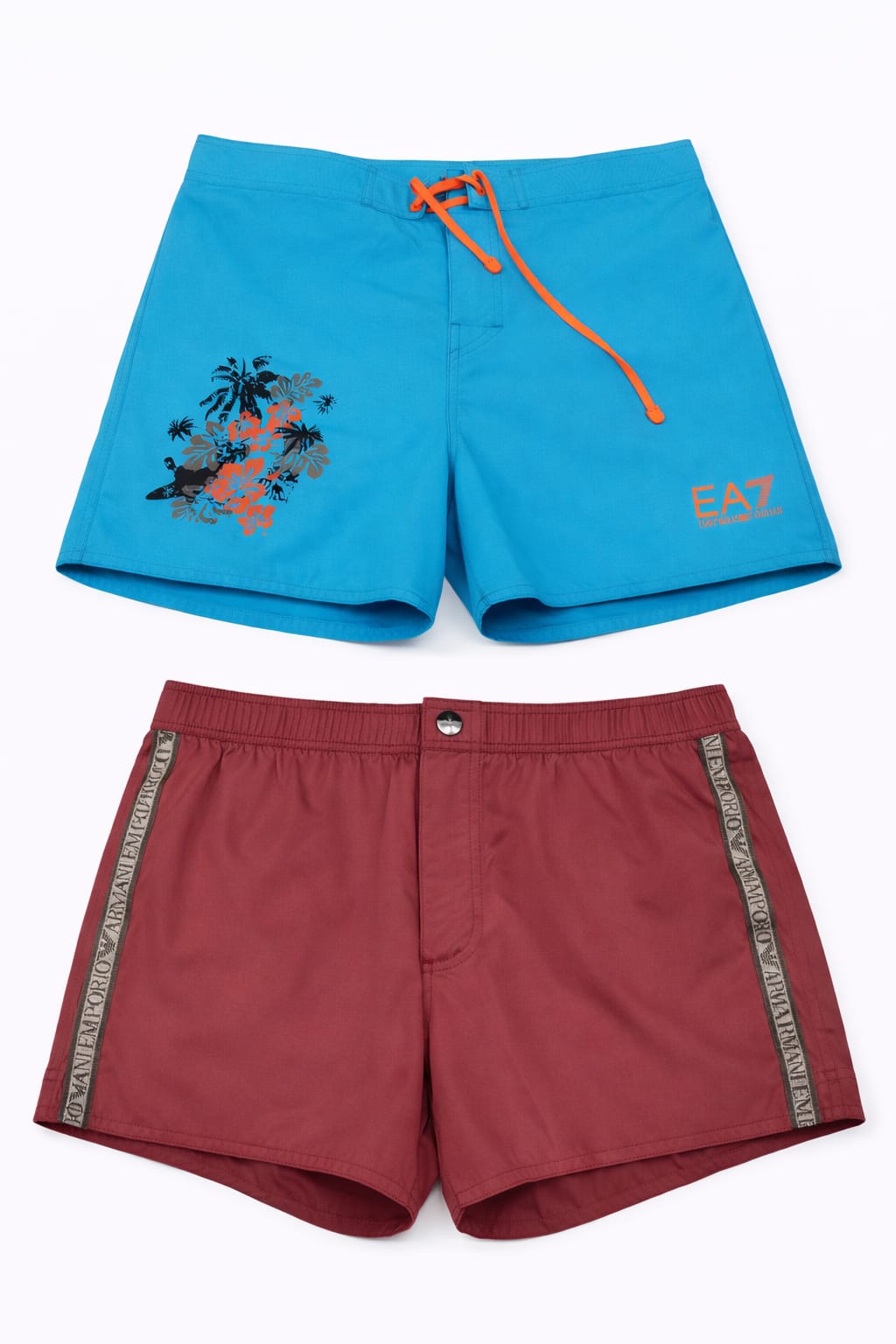 Lote Stock-Mix 1043. De 22 Bañadores de Hombre de EA7 Emporio Armani. Temporada Verano.
