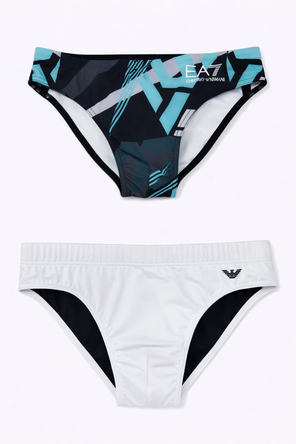 Lote Stock-Mix 1044. De 24 Bañadores de Hombre de EA7 Emporio Armani. Temporada Verano.