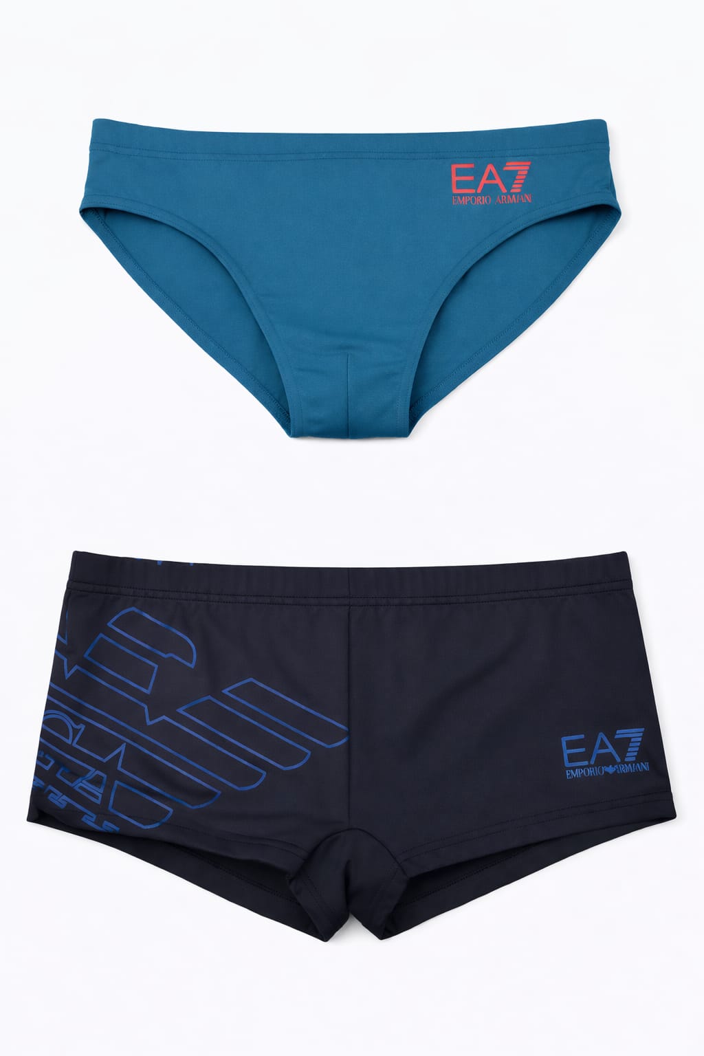 Lote Stock-Mix 1044. De 24 Bañadores de Hombre de EA7 Emporio Armani. Temporada Verano.
