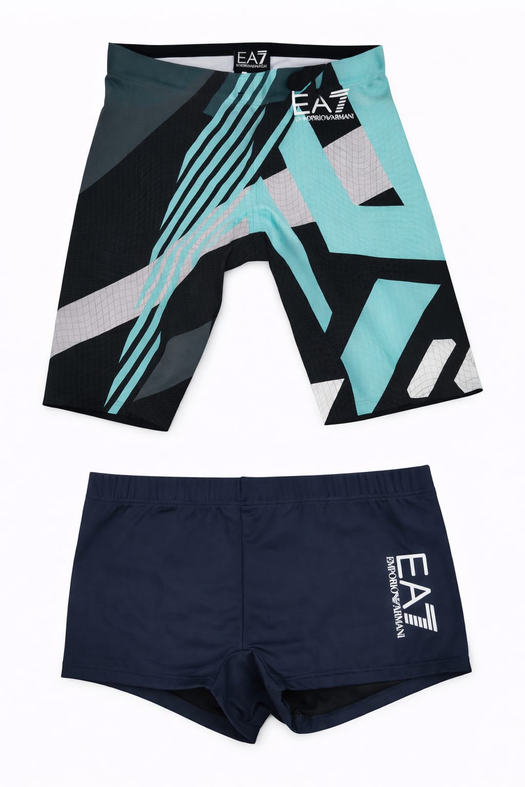 Lote Stock-Mix 1045. De 24 Bañadores de Hombre de EA7 Emporio Armani. Temporada Verano.