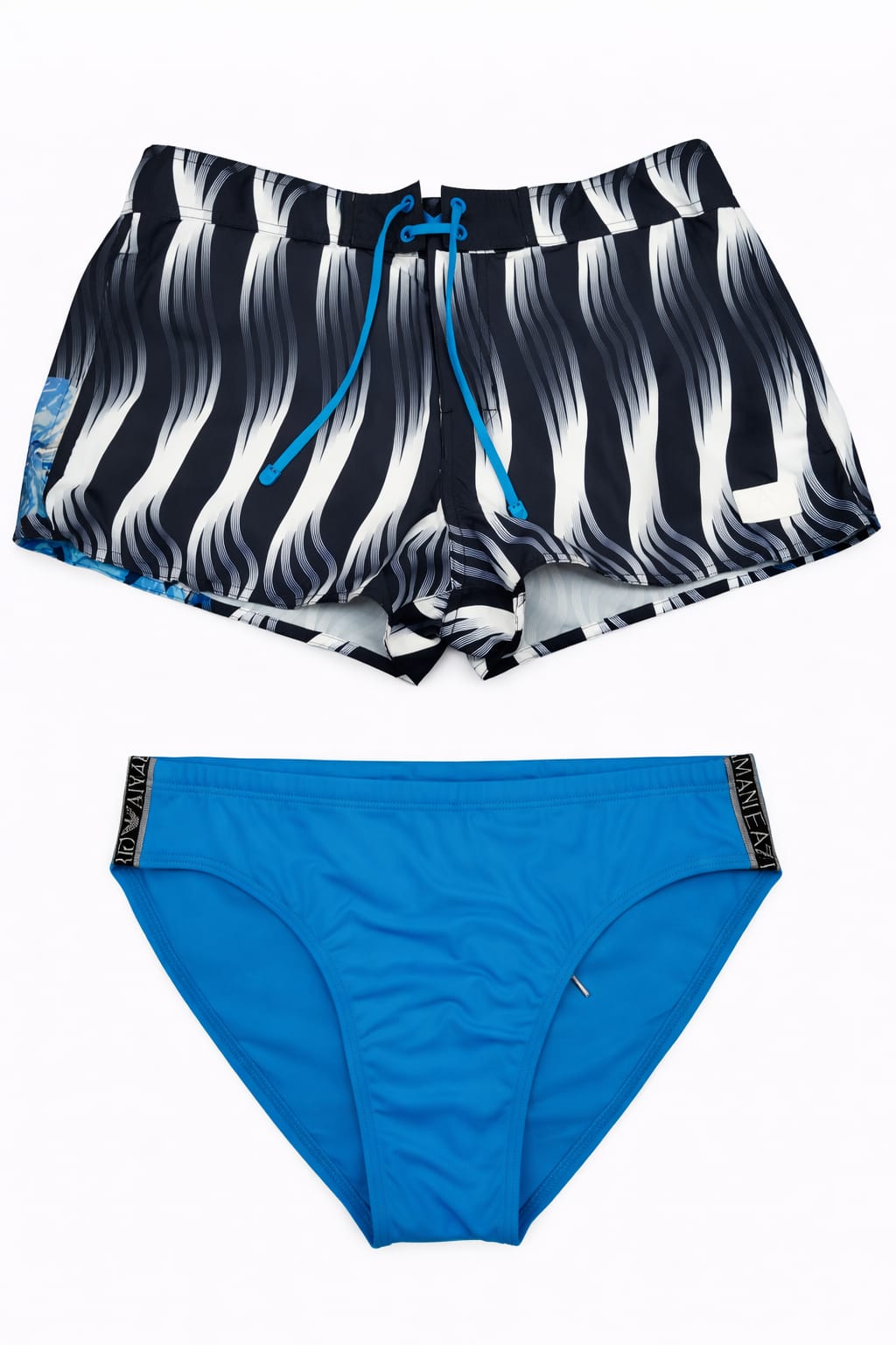 Lote Stock-Mix 1045. De 24 Bañadores de Hombre de EA7 Emporio Armani. Temporada Verano.