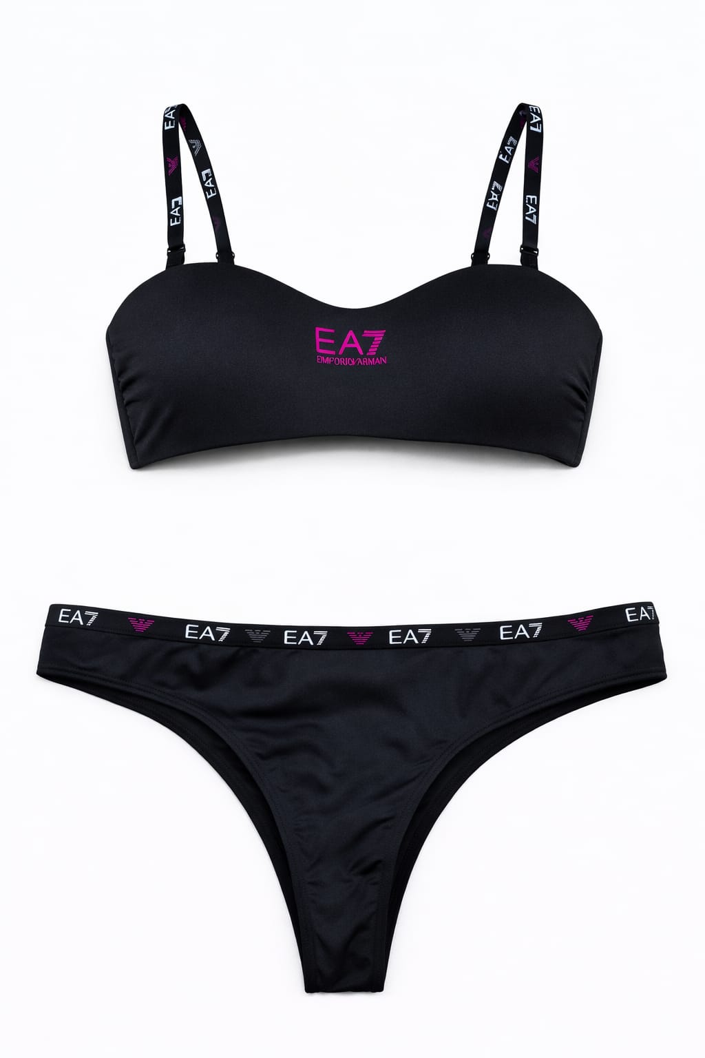 Lote Stock-Mix 1046. De 24 Bañadores y Bikinis de EA7 Emporio Armani. Temporada Verano.