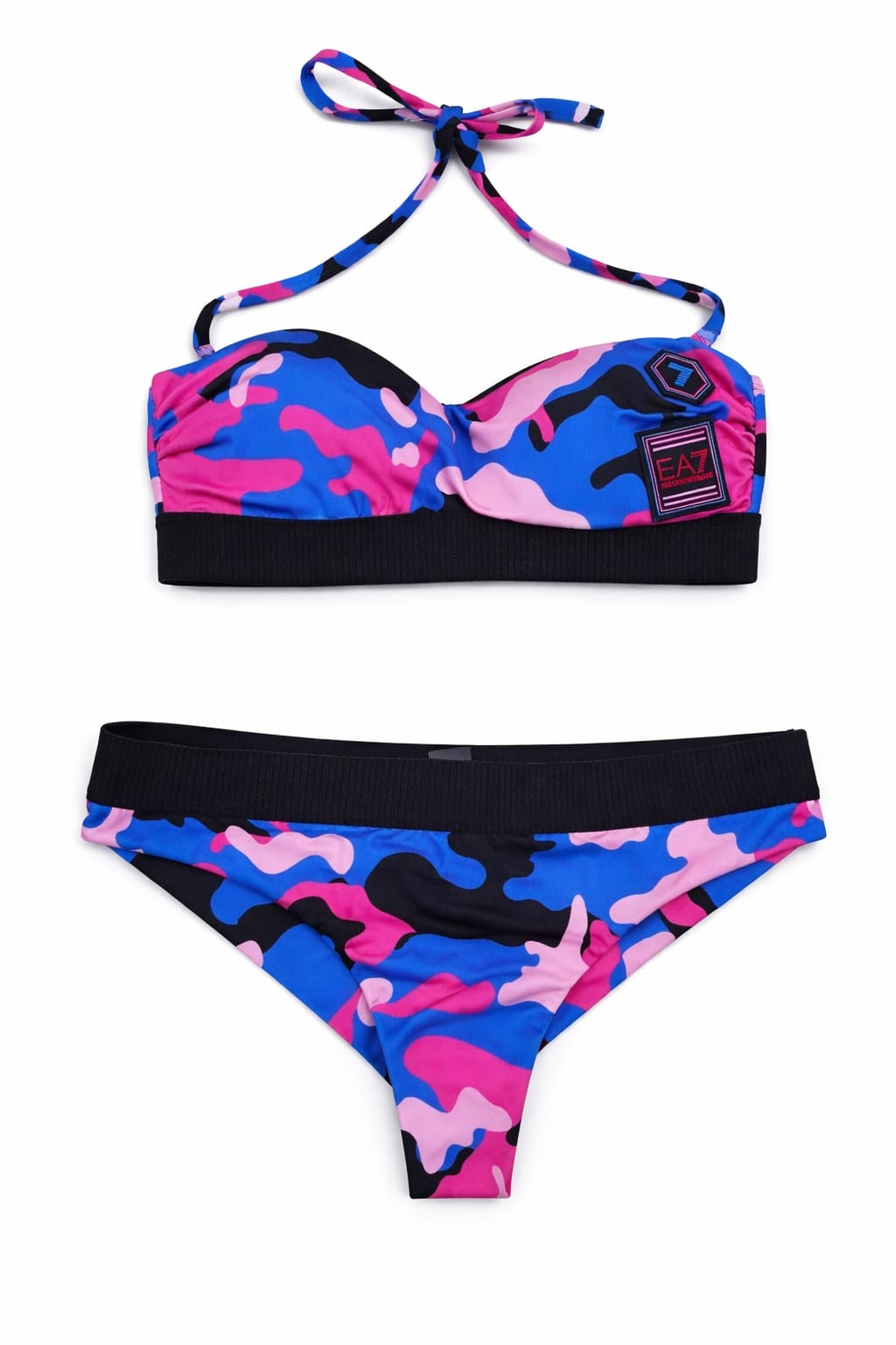 Lote Stock-Mix 1046. De 24 Bañadores y Bikinis de EA7 Emporio Armani. Temporada Verano.