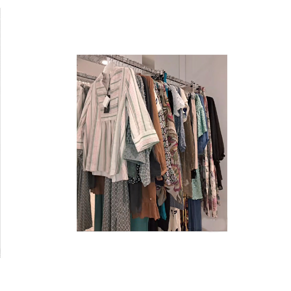 Lote Stock-Mix 175 de 56 prendas y accesorios de mujer. MULTIMARCA.