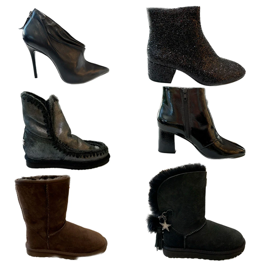Lote de 40 pares de calzado de mujer MULTIMARCA
