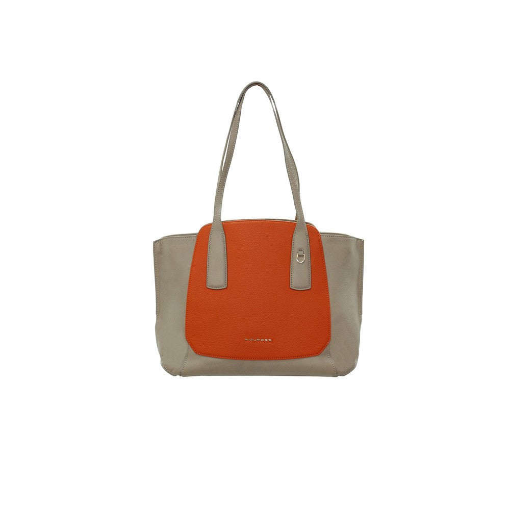 Bolso de Piel Piquadro BD4958S109/Ar Color Gris y Naranja_427.jpg