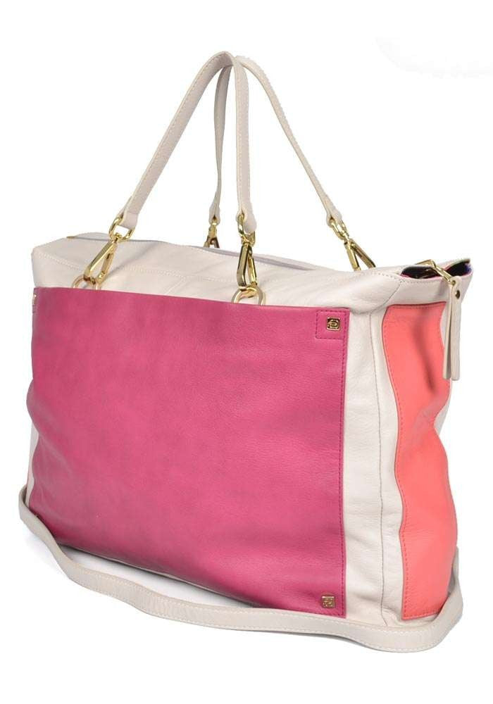 Bolso de Piel Piquadro BD3324SO5/BI Color Granate Blanco y Salmón_68.jpg