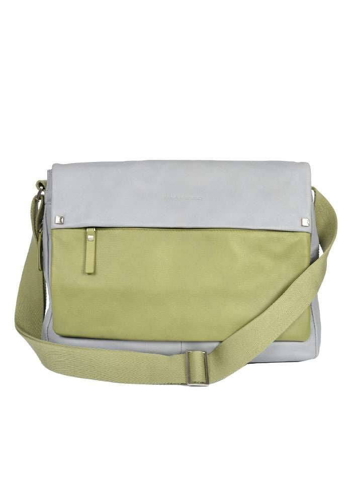 Bandolera Piquadro CA2985WO7 Color Verde y Gris_19.jpg