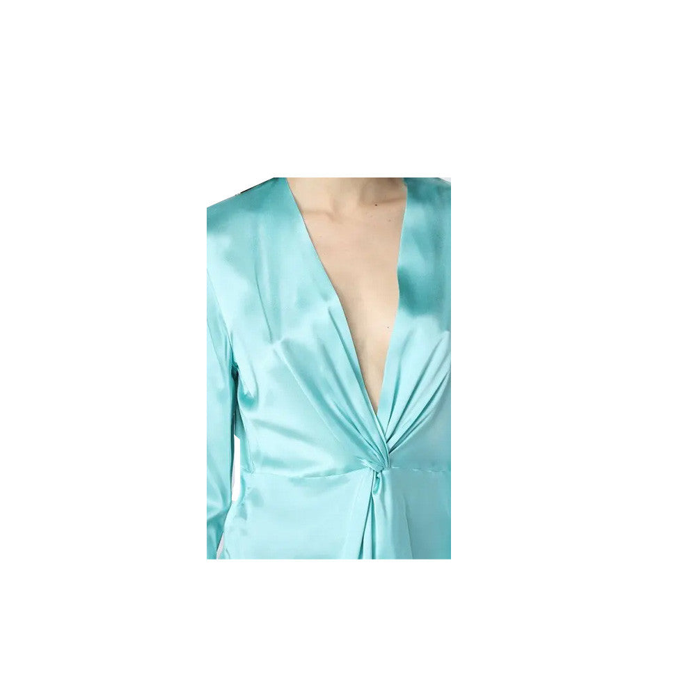 Blusa de Seda Pinko Baradero Color Verde_9559.jpg