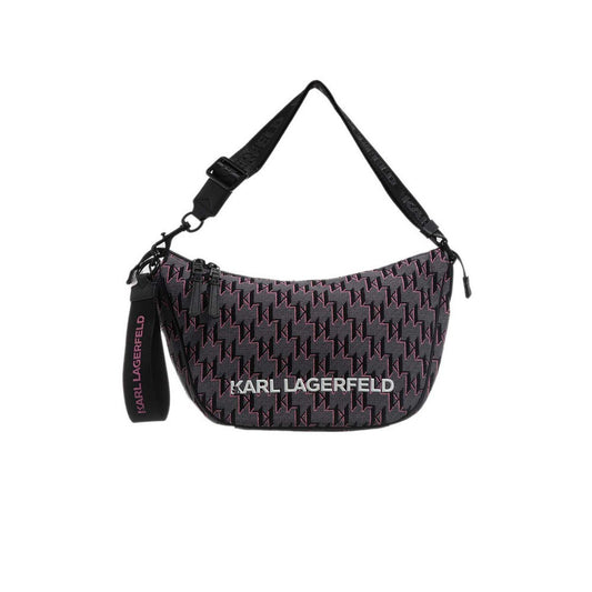 Bolso Karl Lagerfeld 226W3097 Color Gris y Rosa_3560.jpg
