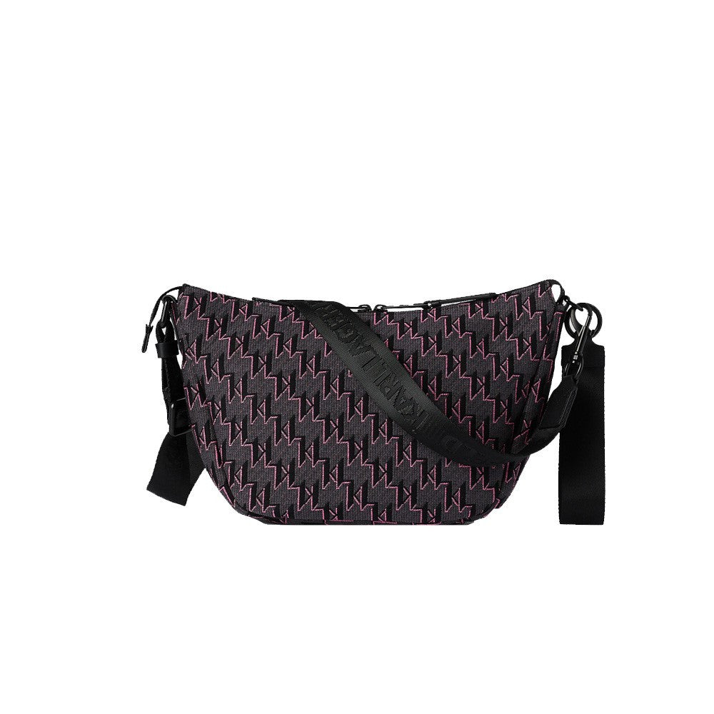 Bolso Karl Lagerfeld 226W3097 Color Gris y Rosa_3561.jpg