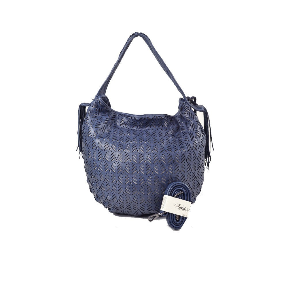 Bolso de Piel Reptile´s House H513V44867 Color Azul_1433.jpg