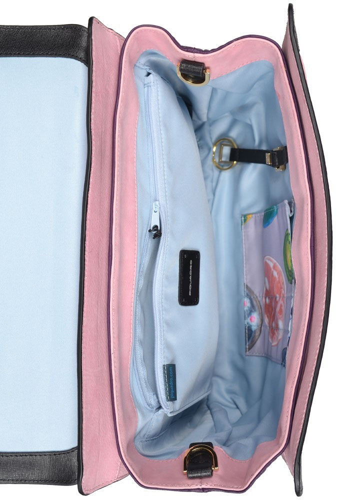 Bolso de piel Piquadro BD3397WO9 Color Rosa y Negro_3.jpg