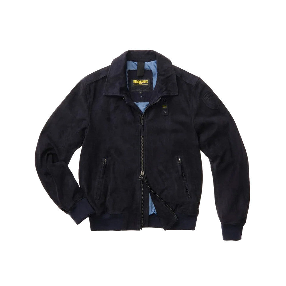 Chaqueta / Bomber de Ante Blauer SBLUL02436 Allen Color Marino_9760.jpg