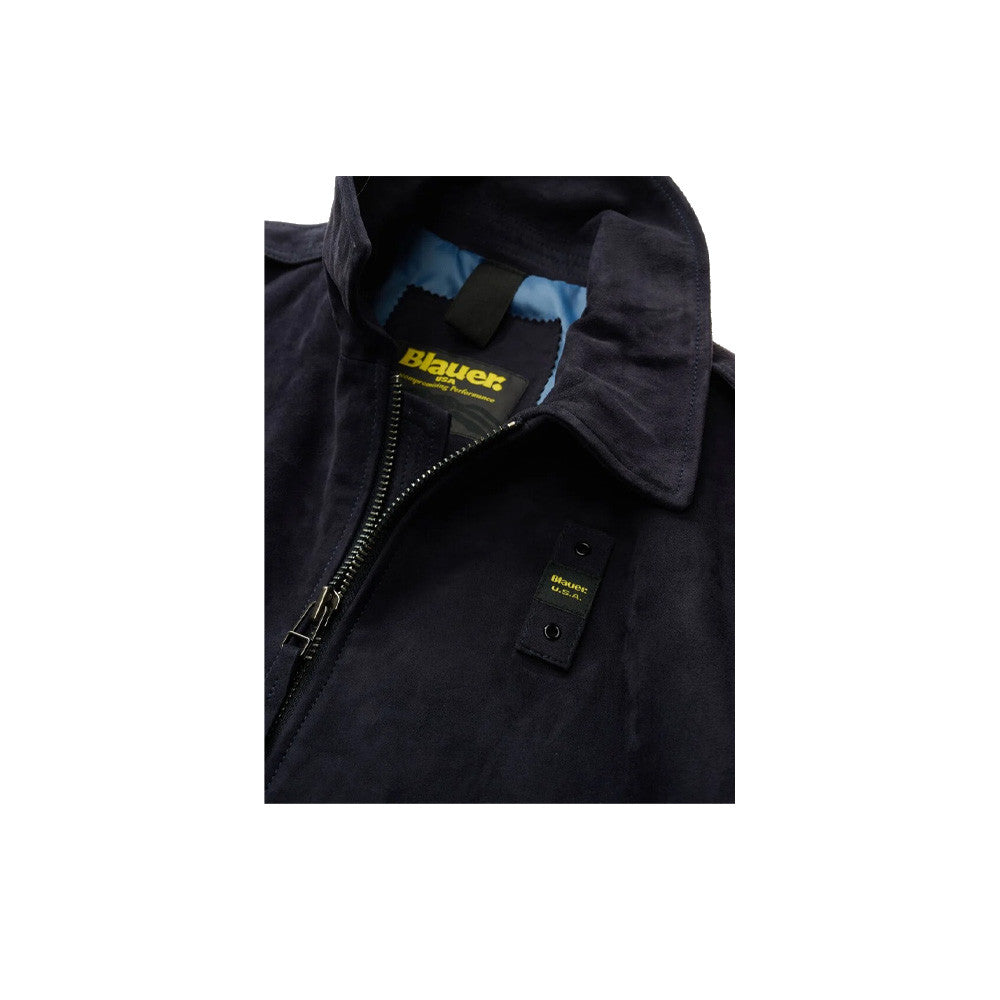 Chaqueta / Bomber de Ante Blauer SBLUL02436 Allen Color Marino_9761.jpg