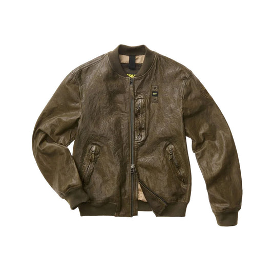 Chaqueta / Bomber de Piel Blauer SBLUL02438 Faulkner Color Marrón_9695.jpg