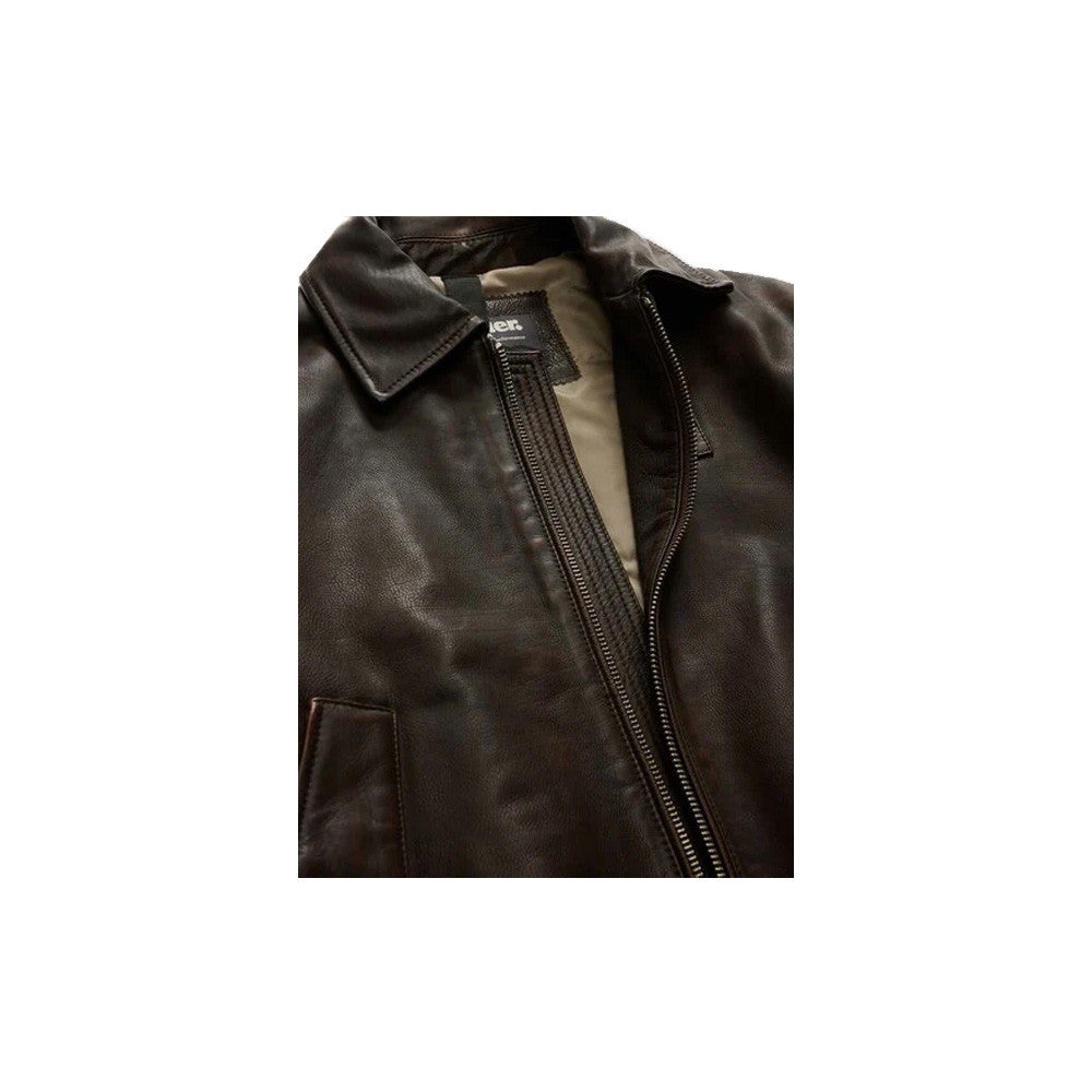 Chaqueta / Bomber de Piel Blauer WBLDL01345 Clive Color Marrón_9819.jpg