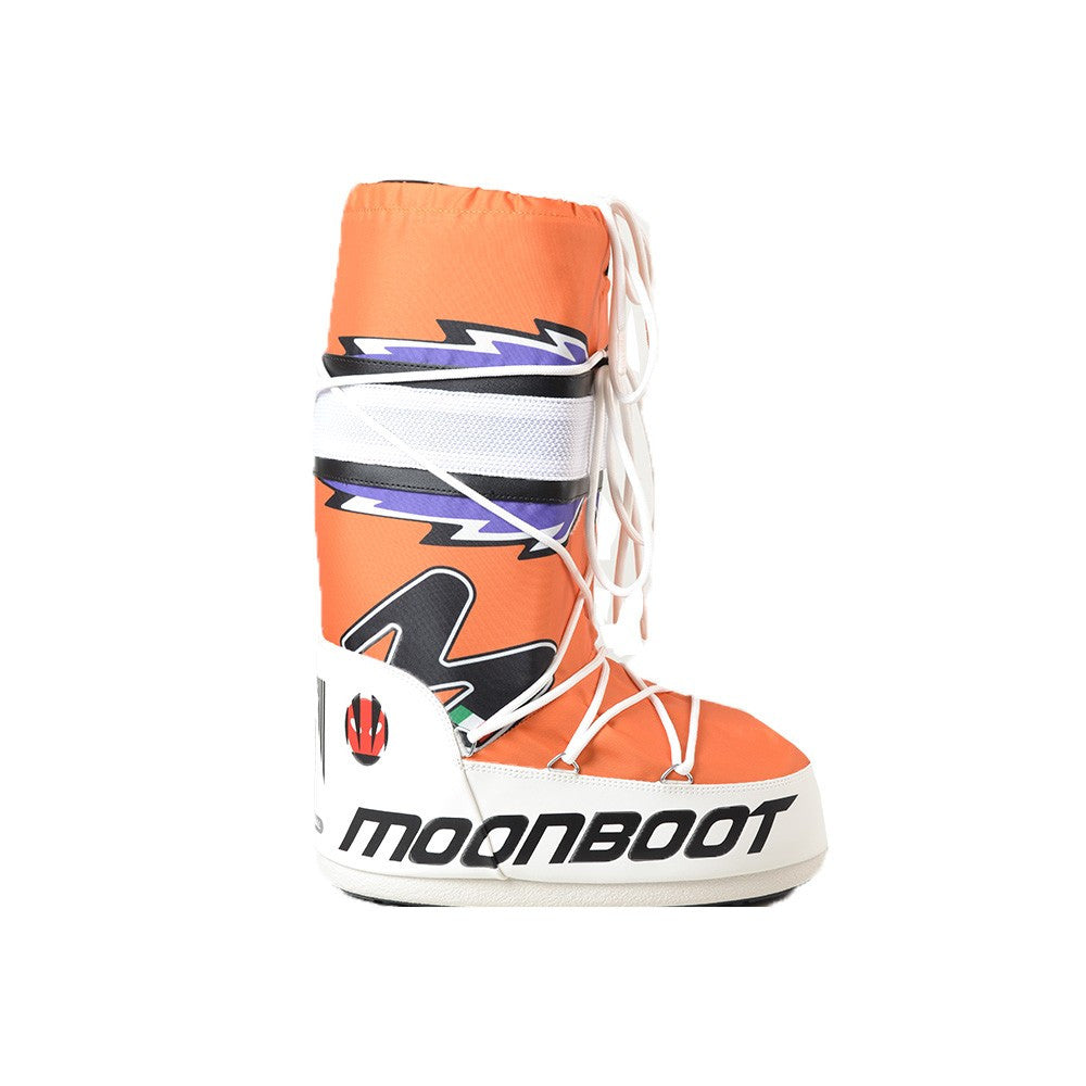 Botas Altas de Niño MOON BOOT ICON RETROBIKER 14028600 Color Naranja Patch_4117.jpg