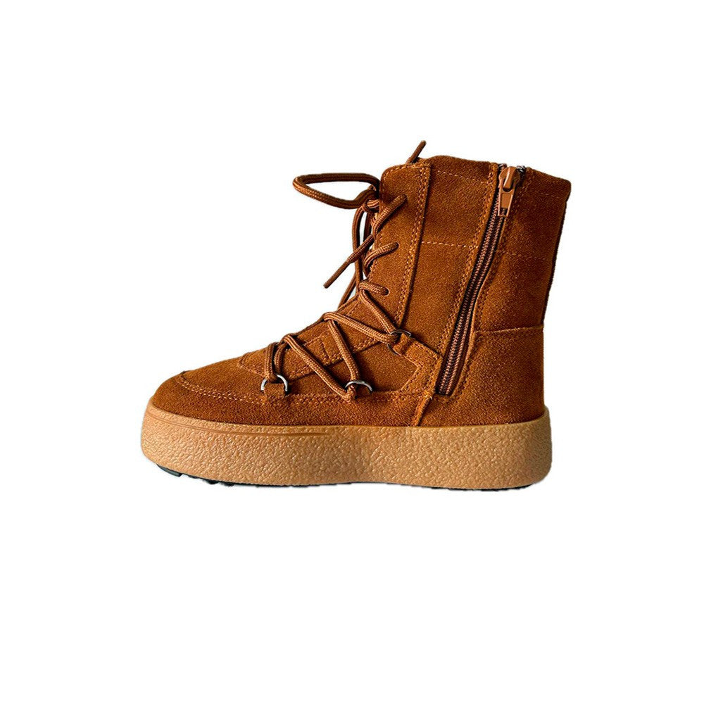 Botas de Ante para Niños MOON BOOT JTRACK LACE SUEDE Color Camel_4145.jpg