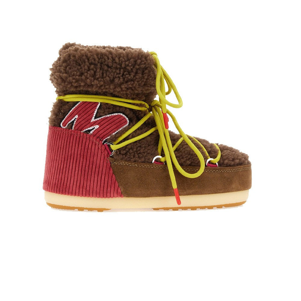 Botín MOON BOOT ICON LIGHT LOW 14602300 Color Marrón y Rojo_3829.jpg