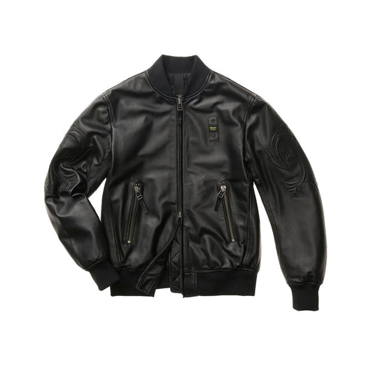Chaqueta de Piel Blauer SBLDL02448 Color Negro_9637.jpg
