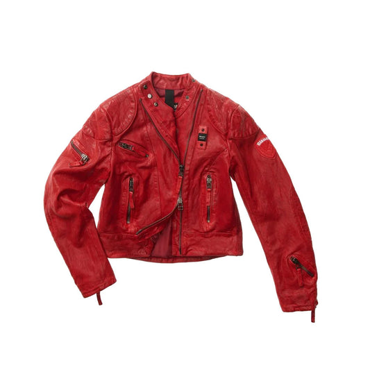 Chaqueta de Piel Blauer SBLDL02451 Color Rojo_9660.jpg