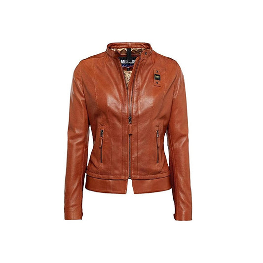 Chaqueta de Piel Blauer SBLDL02517 Color Marrón_491.jpg