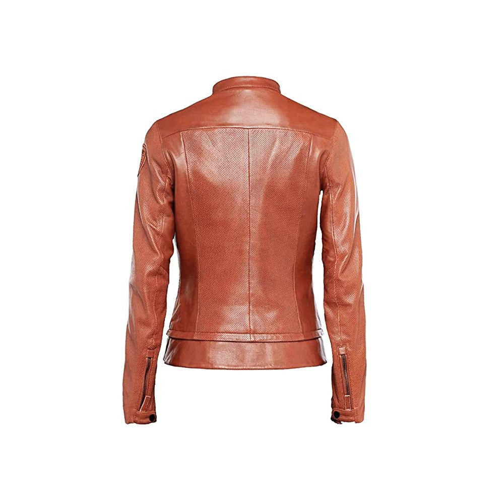 Chaqueta de Piel Blauer SBLDL02517 Color Marrón_492.jpg
