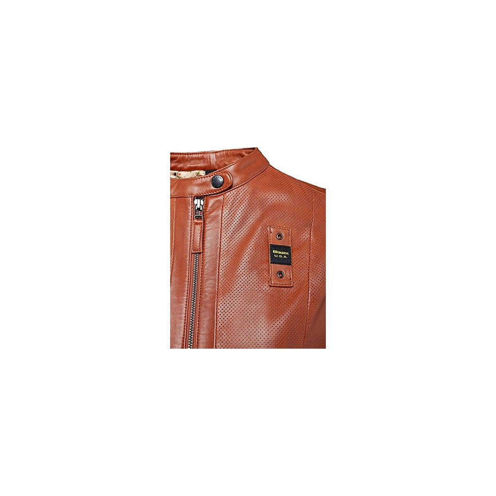 Chaqueta de Piel Blauer SBLDL02517 Color Marrón_493.jpg
