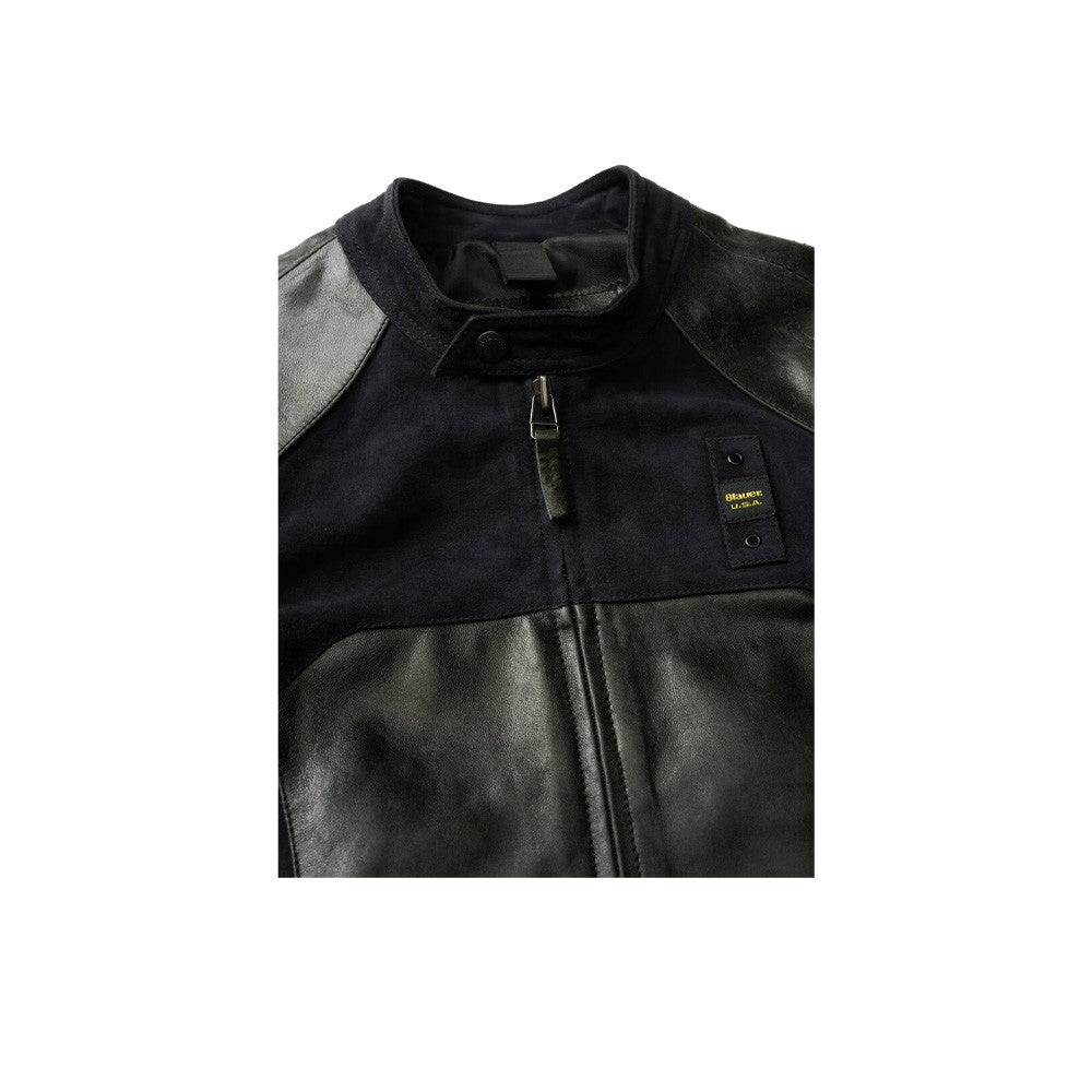 Chaqueta de Piel Blauer SBLUL02443 Faystone Color Negro_9745.jpg