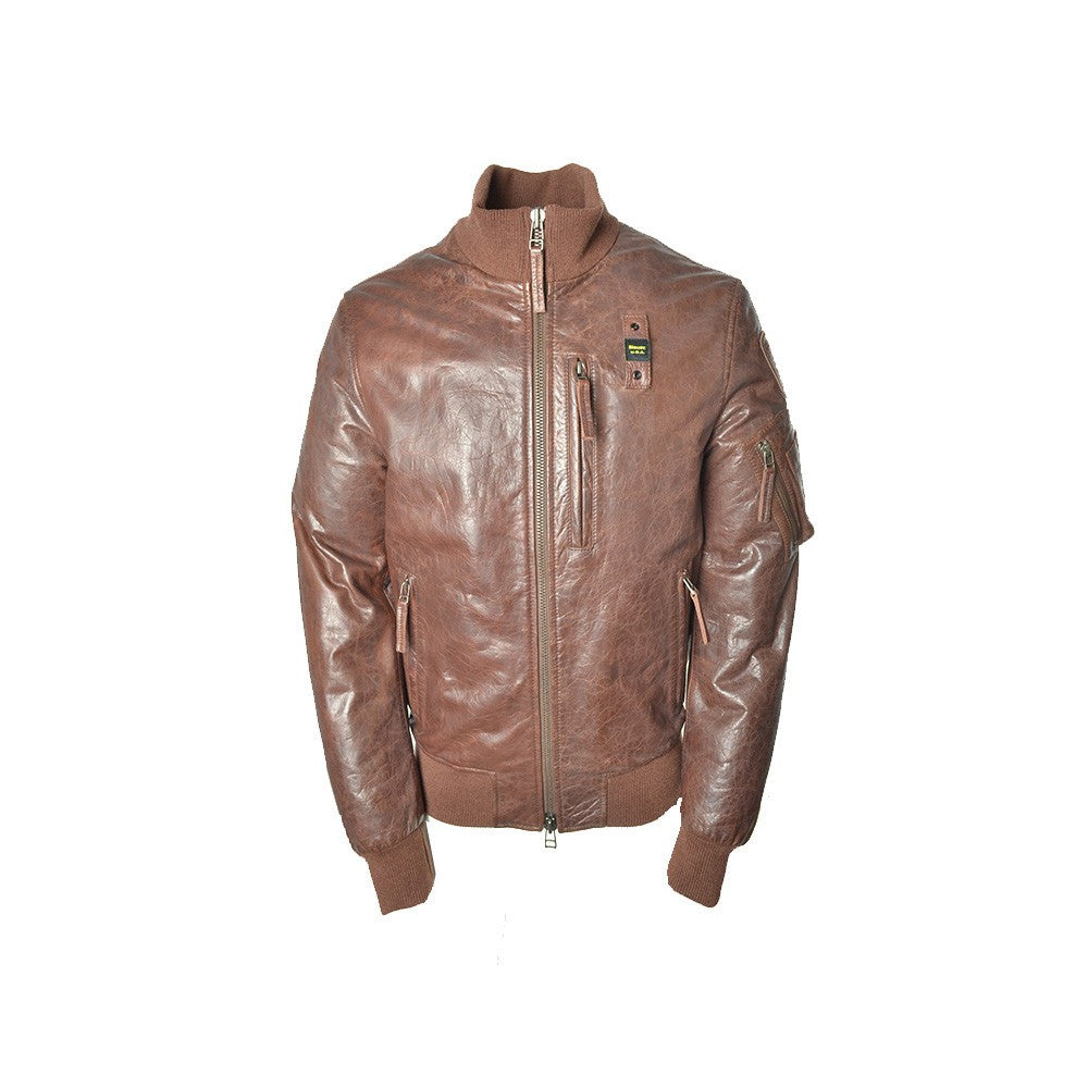Chaqueta de Piel Blauer WBLUL01093 Color Marrón_1855.jpg