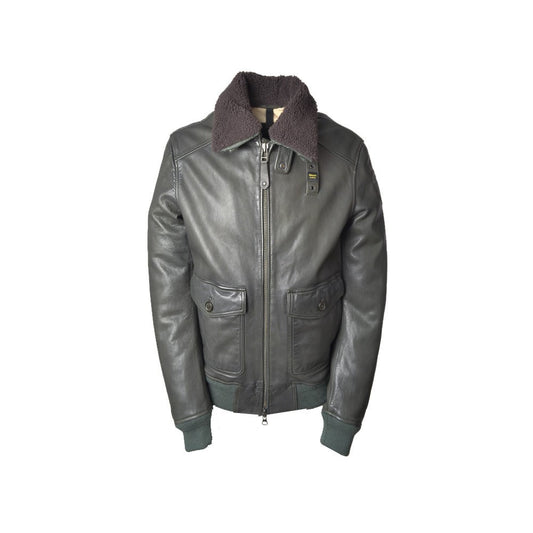 Chaqueta de Piel Blauer WBLUL01101 Color Marrón Oscuro_1916.jpg