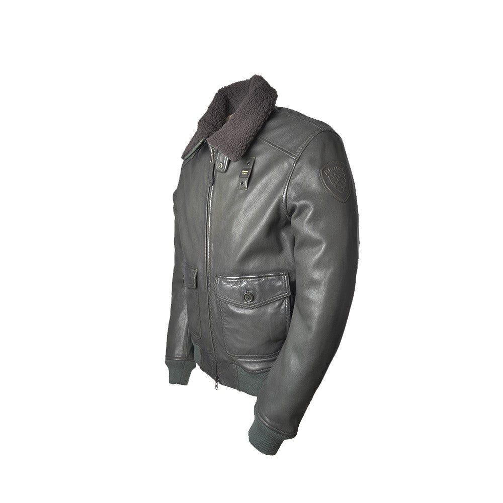 Chaqueta de Piel Blauer WBLUL01101 Color Marrón Oscuro_1917.jpg